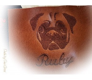 Stickdatei - Mops Silhouette